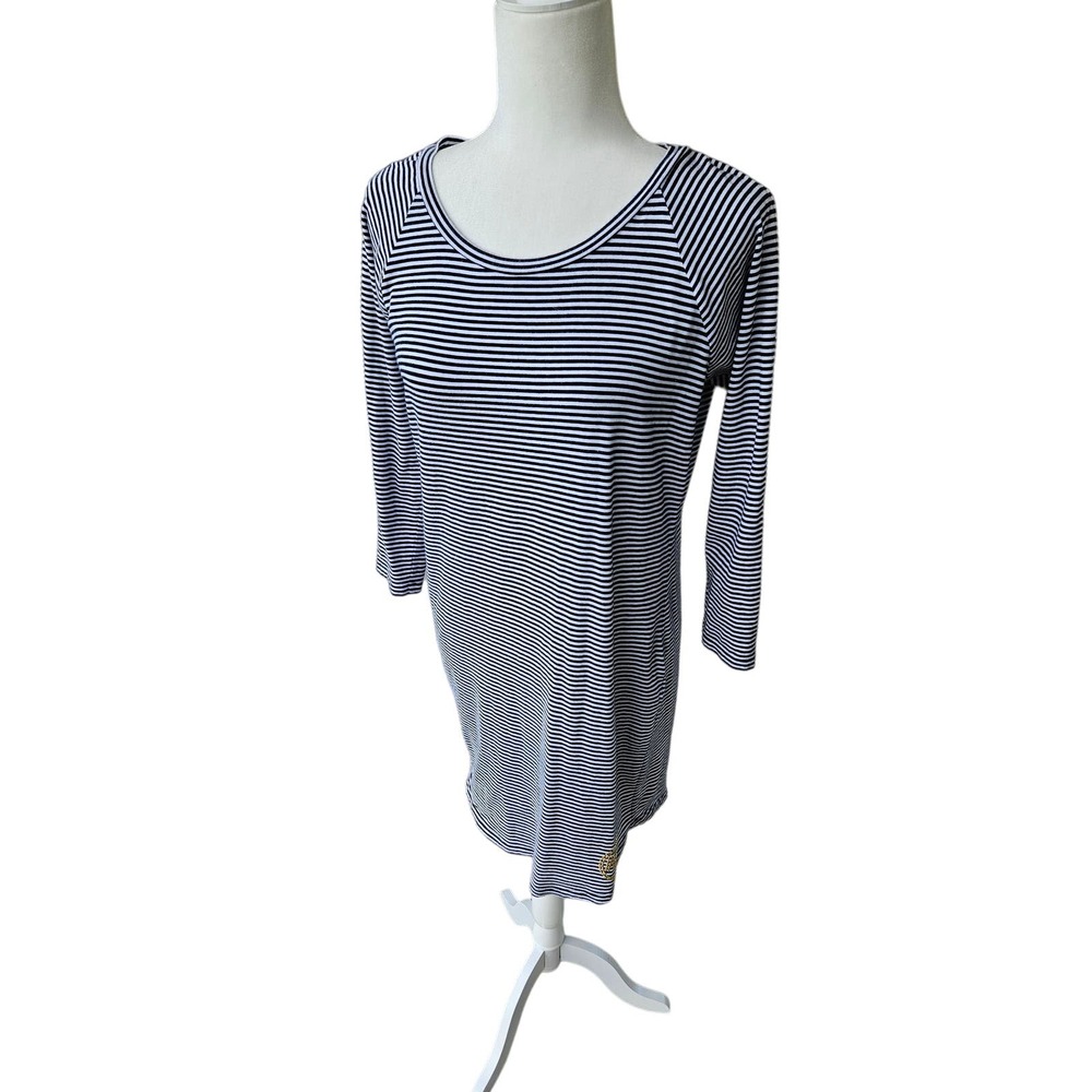 Women’s medium Michael kors logo striped dress - Picture 1 of 4
